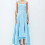 VESTIDO MIDI ALÇA LARGA RECORTESE