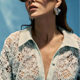 CAMISA EM GUIPIR PATRICIA