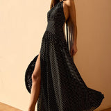 VESTIDO MIDI AMARRAÇÃO COSTAS E PESCOÇO