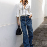 CALÇA WIDE LEG MARCIA MÉDIA