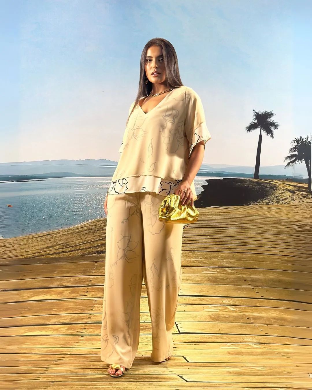 CONJUNTO DUPLO DECOTE V