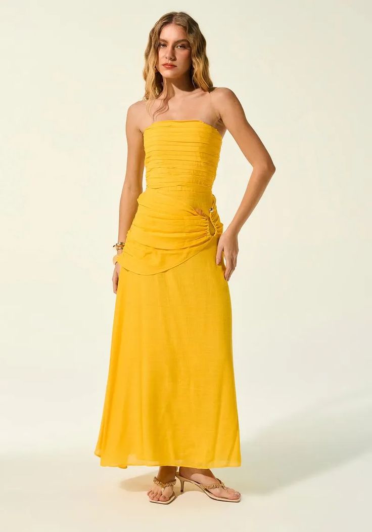 VESTIDO TQC DRAPEADO