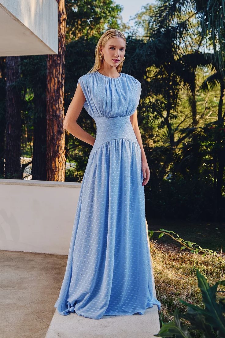 VESTIDO LONG FIO DOURADO