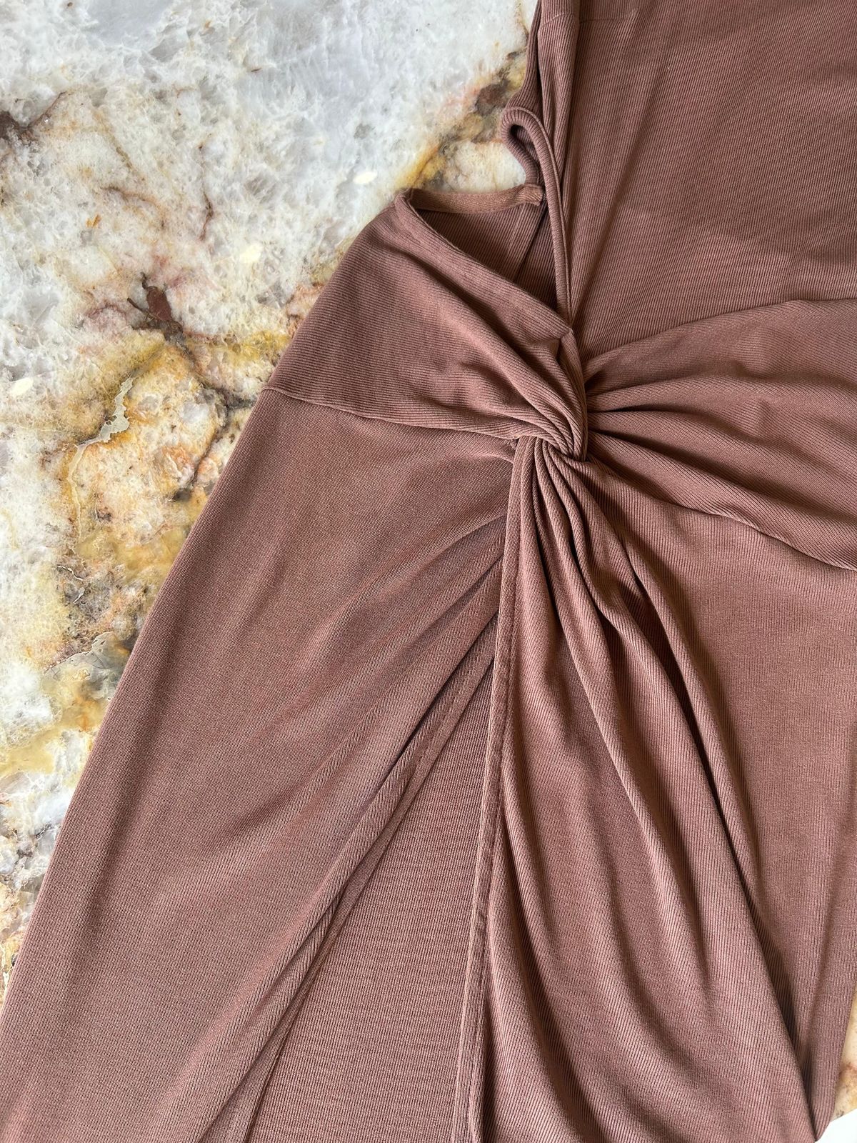 VESTIDO LONGO TORÇÃO CINTURA
