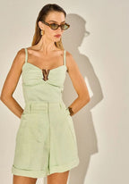 TOP EM LINHO PATRICIA