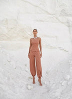 Conjunto Blusa Corset Calça Ballon