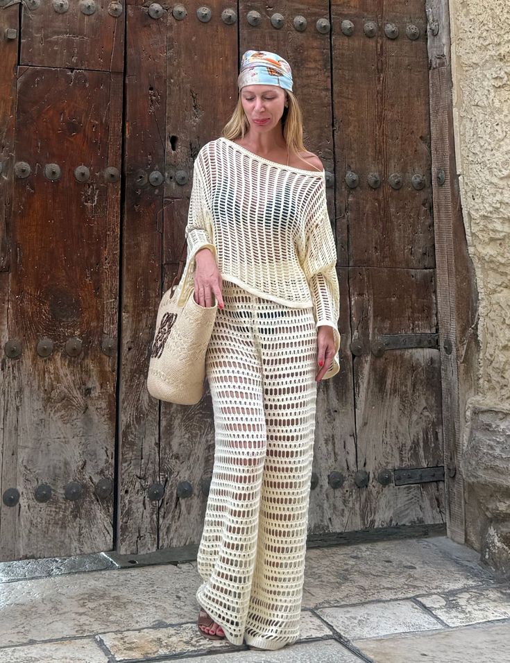 CALÇA TELA DE TRICOT