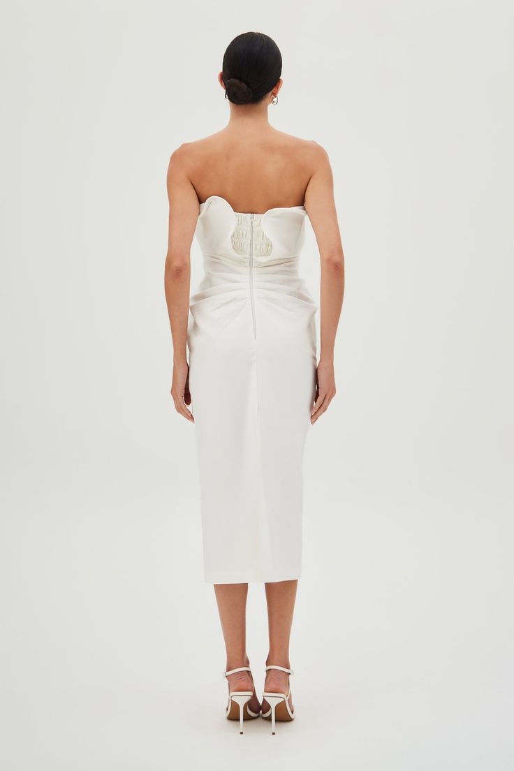 VESTIDO MIDI TOMARA QUE CAIA
