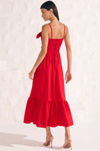 VESTIDO ALÇA E SAIA FORRO