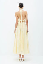 VESTIDO MIDI AMARRAÇÃO COSTAS E PESCOÇO