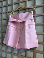 SHORTS CINTURA ALTA COM CINTO