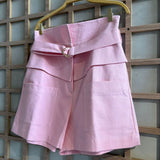 SHORTS CINTURA ALTA COM CINTO