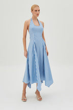 VESTIDO MIDI FRENTE ÚNICA