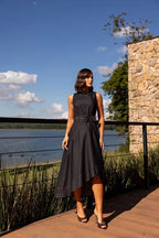 VESTIDO LONGUETE DET CINTO
