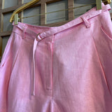 SHORT CURTO 100% LINHO