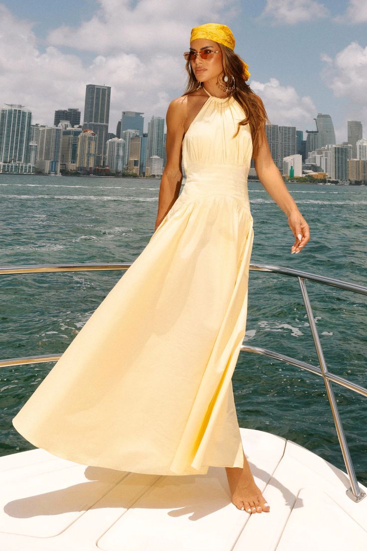 VESTIDO MIDI AMARRAÇÃO COSTAS E PESCOÇO
