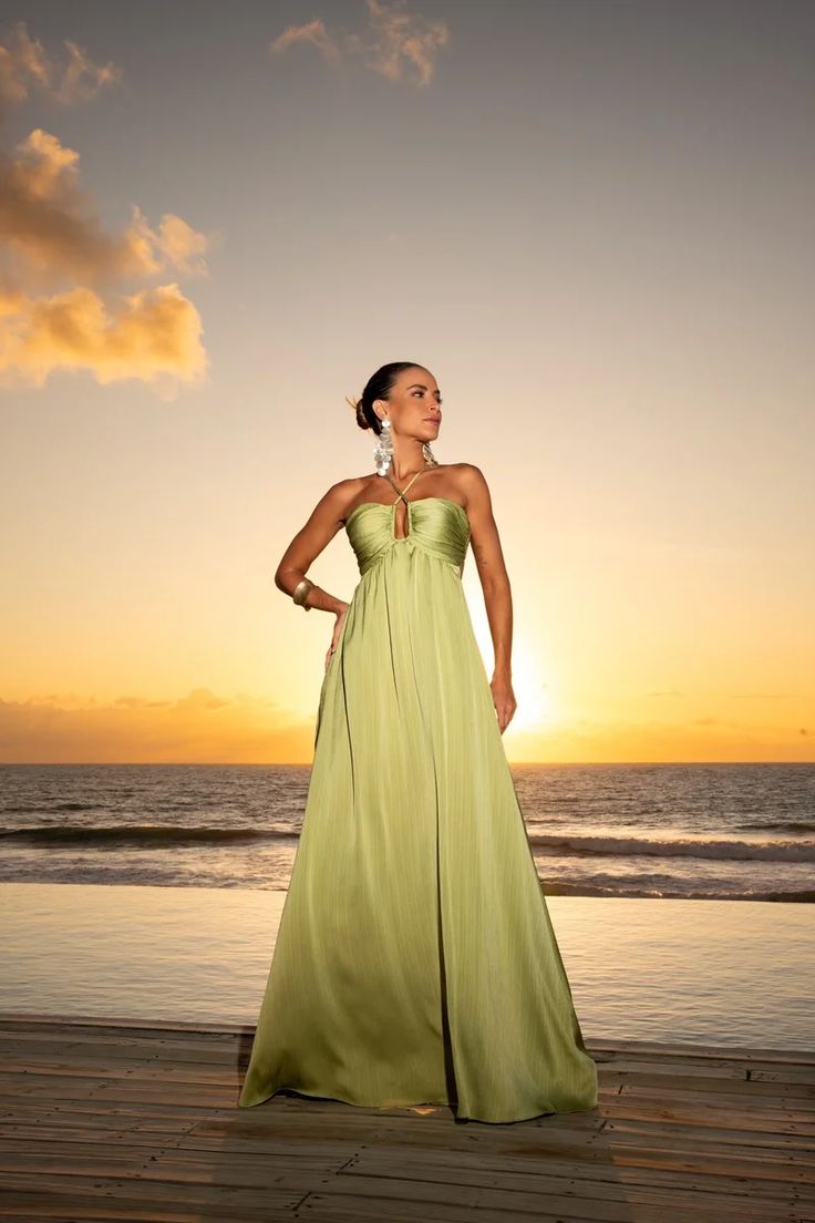 VESTIDO LONGO DET BUSTO