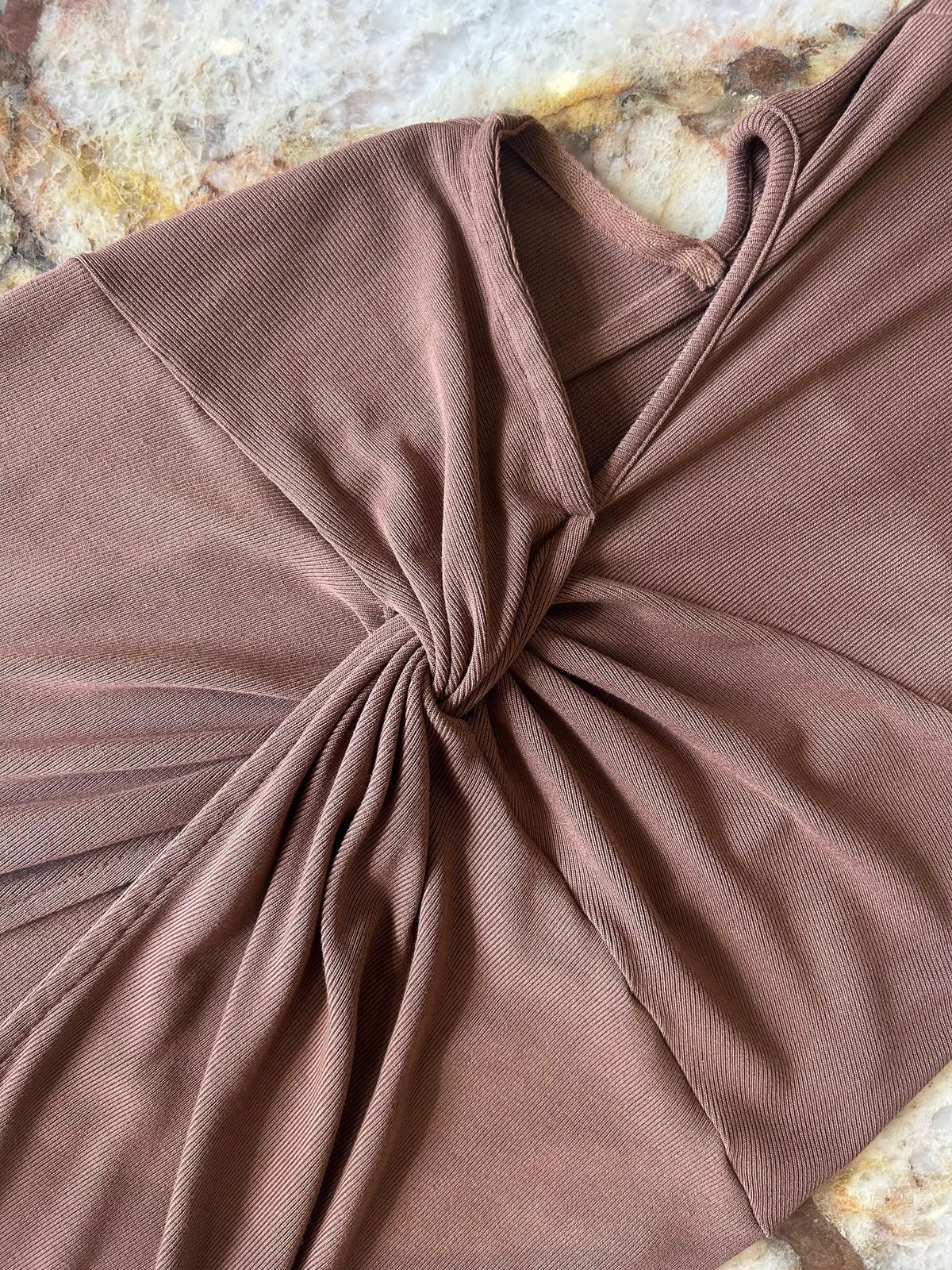 VESTIDO LONGO TORÇÃO CINTURA