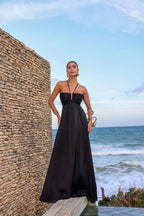 VESTIDO LONGO DET BUSTO