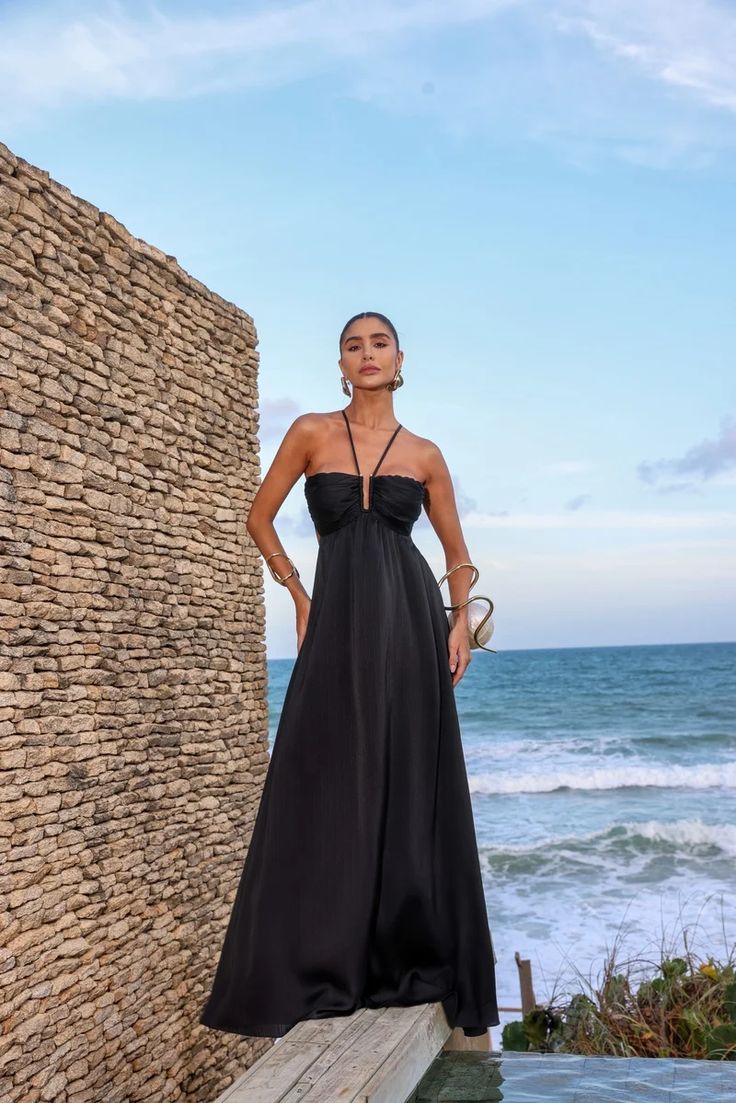 VESTIDO LONGO DET BUSTO