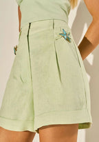 SHORTS EM LINHO PATRICIA