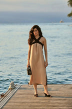 VESTIDO DECOTE CRUZADO