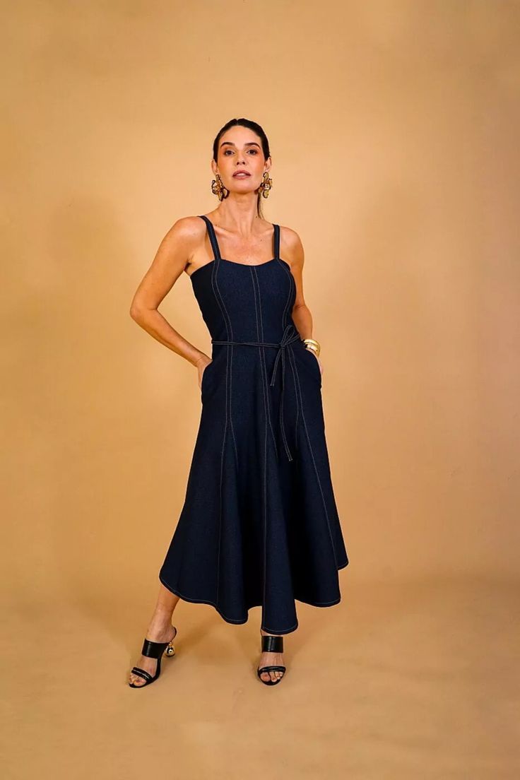 VESTIDO MIDI PERLA