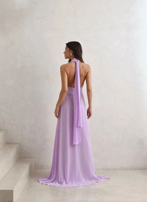 VESTIDO LONGO FIVELA ORGANICA