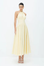 VESTIDO MIDI AMARRAÇÃO COSTAS E PESCOÇO