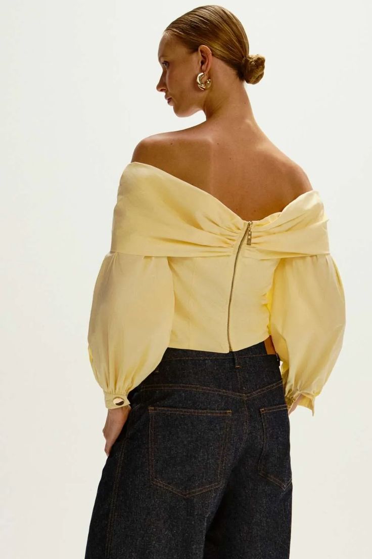 BLUSA DOMITILA AMARELO GRACE 38