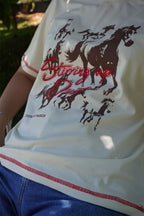 T SHIRT HORSE DUST
