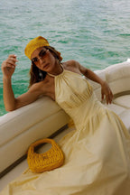 VESTIDO MIDI AMARRAÇÃO COSTAS E PESCOÇO