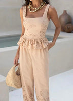 BLUSA PEPLUM LAISE BARRADO