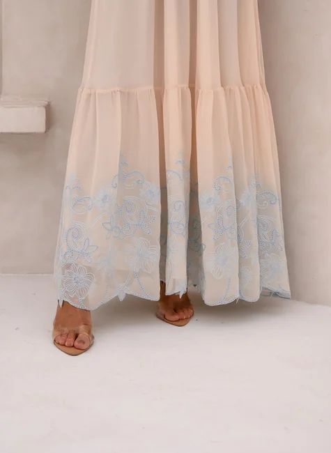 VESTIDO BARRA BORDADA