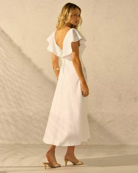 VESTIDO MIDI COM BABADOS RAMI