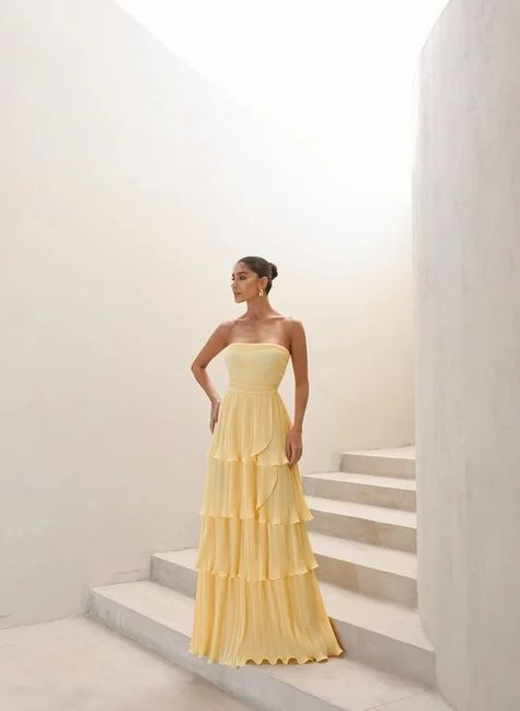 VESTIDO TQC PLISSADO