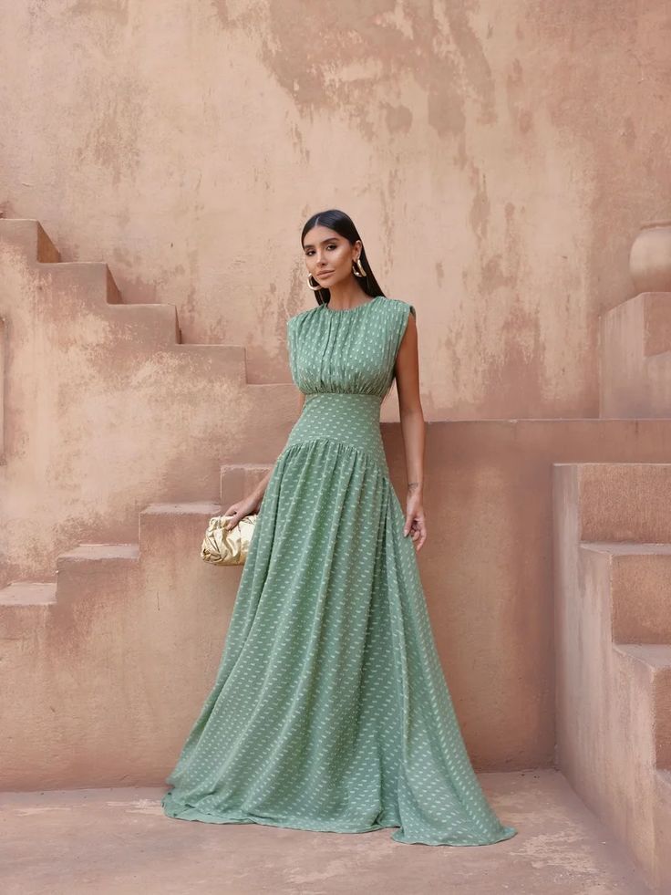 VESTIDO LONG FIO DOURADO