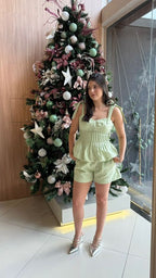 CONJ BLUSA DE ALÇA E SHORTS