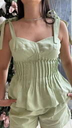 CONJ BLUSA DE ALÇA E SHORTS