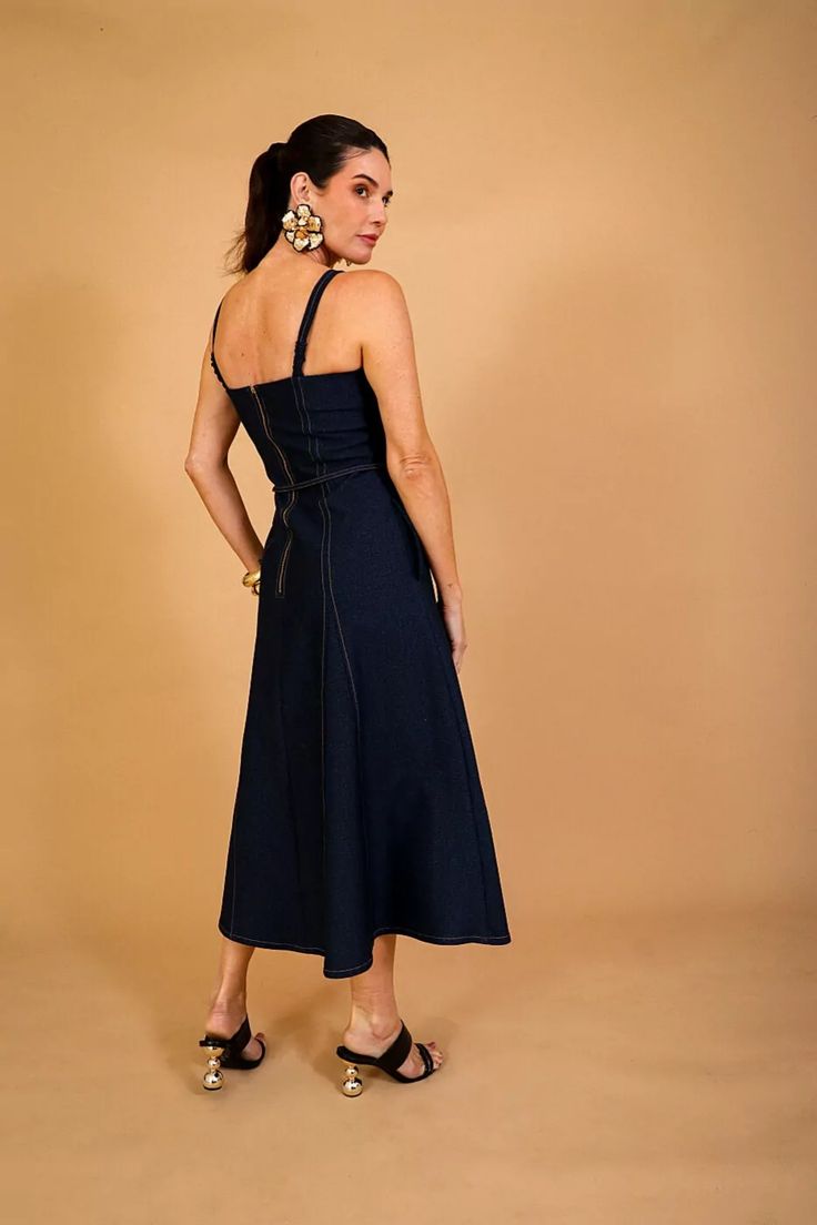 VESTIDO MIDI PERLA