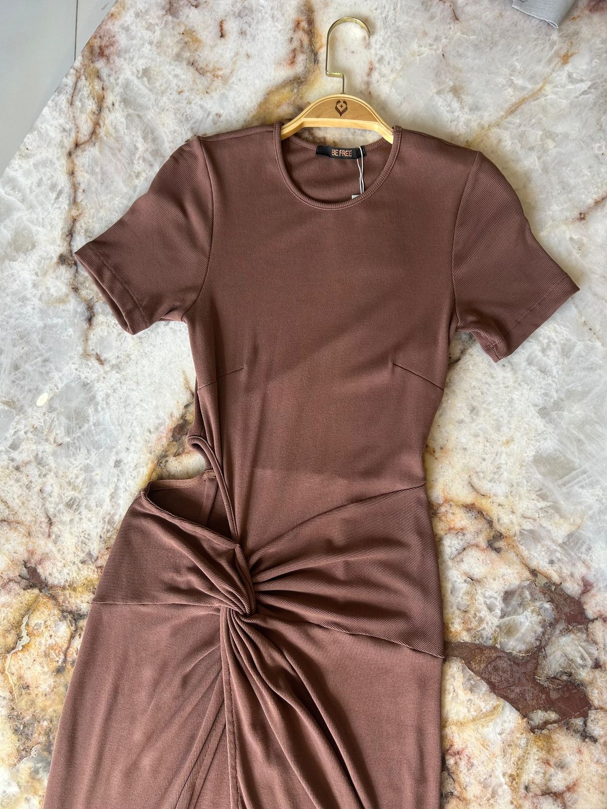 VESTIDO LONGO TORÇÃO CINTURA