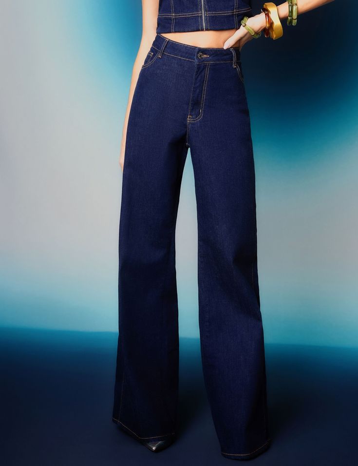 CALÇA PANTALONA COM FAIXA LATERAL