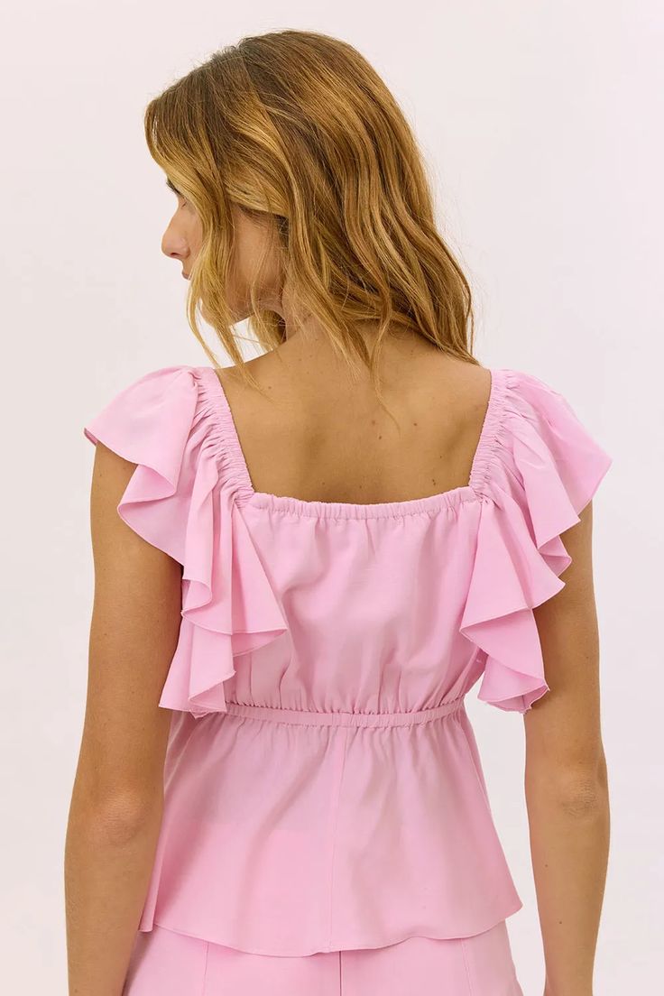 BLUSA COM BABADOS MAIRA ROSA