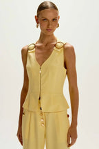 BLUSA OLIVIA AMARELO GRACE 34