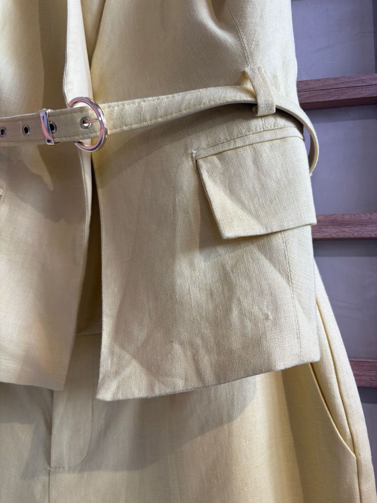 CONJ BERMUDA COLETE COM CINTO