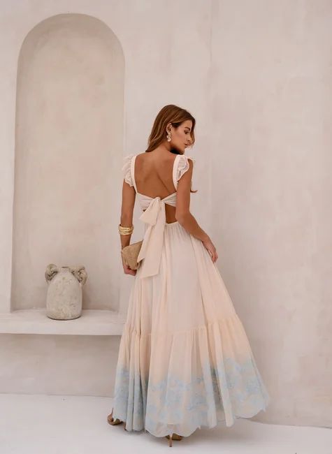 VESTIDO BARRA BORDADA