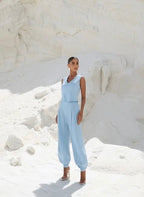 Conjunto Blusa Costas Aberta