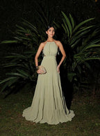 VESTIDO LONGO SAIA CAMADAS